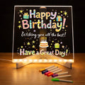LED Acrylic Writing Board with Light