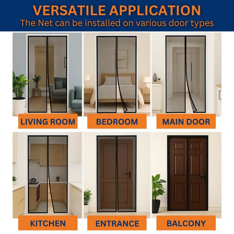 Magnetic Mosquito Net for Door – RelaxAura