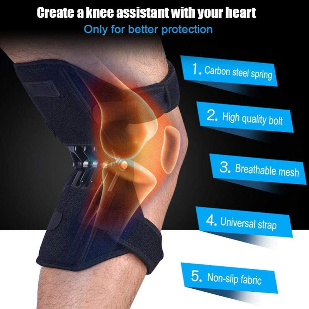 Power Knee Support Booster with Spring Force | Pain Relief & Joint Sta ...