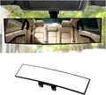 Wide Angle Panoramic Rear View Mirror – Large Vision | Blind Spot Reduction | Safer Driving